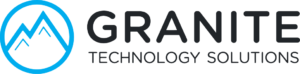 Granite Technology Solutions logo with blue outlined mountains in a circle next to bold GRANITE text and TECHNOLOGY SOLUTIONS below in smaller font.